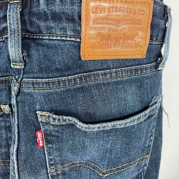 Levi's Medium Wash Skinny Denim Overalls - Picture 5 of 6
